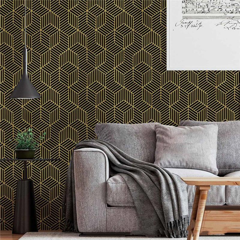 3D Geometric Self-Adhesive PVC Wall Stickers Waterproof Renovation Decals for Furniture Bedroom Living Room Wall & Home Decor