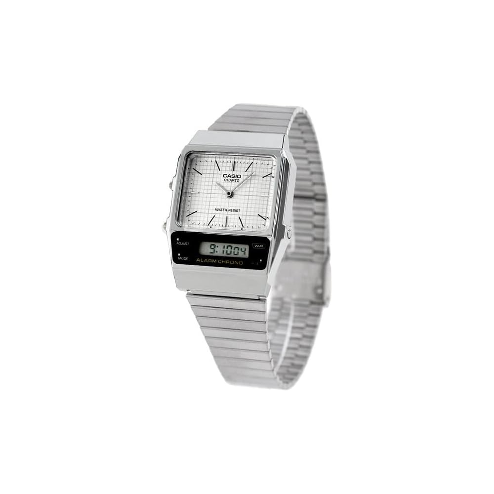 

Casio Classic AQ-800E-7A Quartz Watch for Men and Women Silver Stainless Steel Band 50m Water Resistant