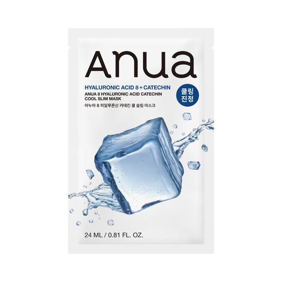 Anua 8 Hyaluronic Acid Catechin Cool Slim Mask (10 Sheets)