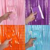 New 3 Meter Macaron Colorful Rain Curtain For Birthday Party Wedding Backdrop Decor