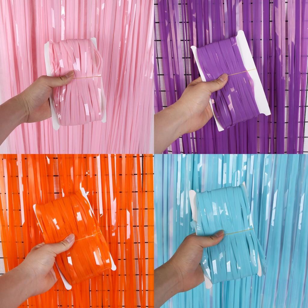 Eye 3 Catching Meter Macaron Rain Tassel Curtain For Luxurious Party And Decor Wedding
