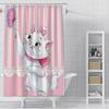 Shower Curtain Waterproof Polyester Fabric Paint Colorful Bath Disneys Marie Cat Curtains Home Bathroom Decor Curtain With Hook
