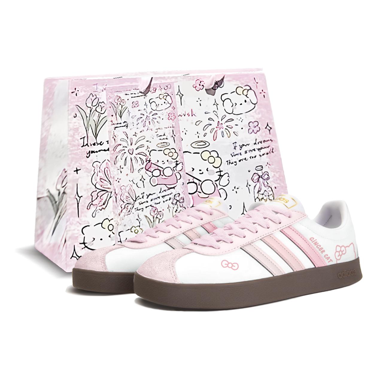 

Adidas VL COURT 2.0 Star Joy Manufacturing, Подарочная коробка Сладкий кот Устойчивый к истиранию Устойчивый к истиранию Низкие JQ2470(Команда914- ) 36⅔