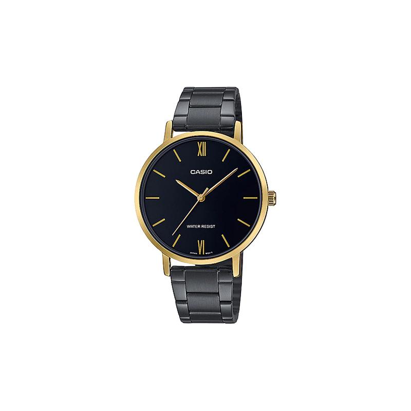 

Casio STANDARD Series Classic, Simple, Exquisite and Fashionable Black Women s Watch, Three-fold Buckle Waterproof, Quartz Movement, LTP-VT01GB-1B чёрный