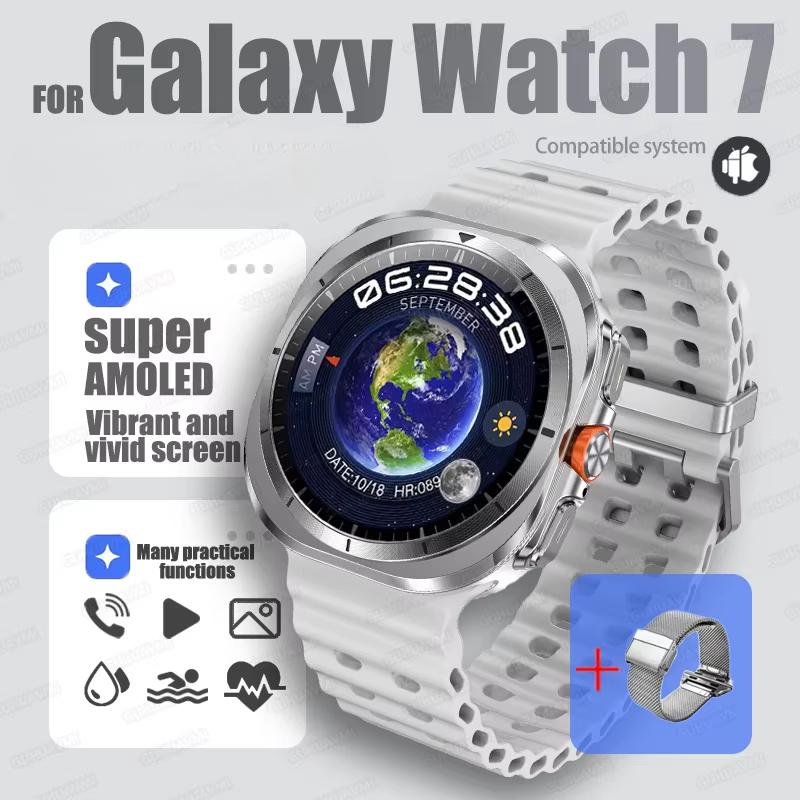 2025 Nové Vylepšené Hodinky 7 Ultra Chytré Hodinky Pánské 32GB Paměť NFC Bluetooth Volání IP68 Vodotěsné Outdoorové Sportovní Hodinky