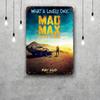 Mad Max Classic Poster Rusty Metal Plaque Retro Decorative Plate Bar Man Cave Garage Club Metal Sign Wall Decoration