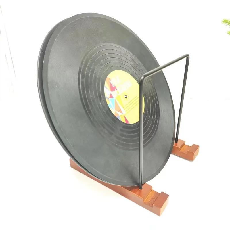 Record Holder Stand Tabletop Wooden Record Stand Vinyl Record Holder, Vinyl Storage, Album Storage Rack for Vinyl
