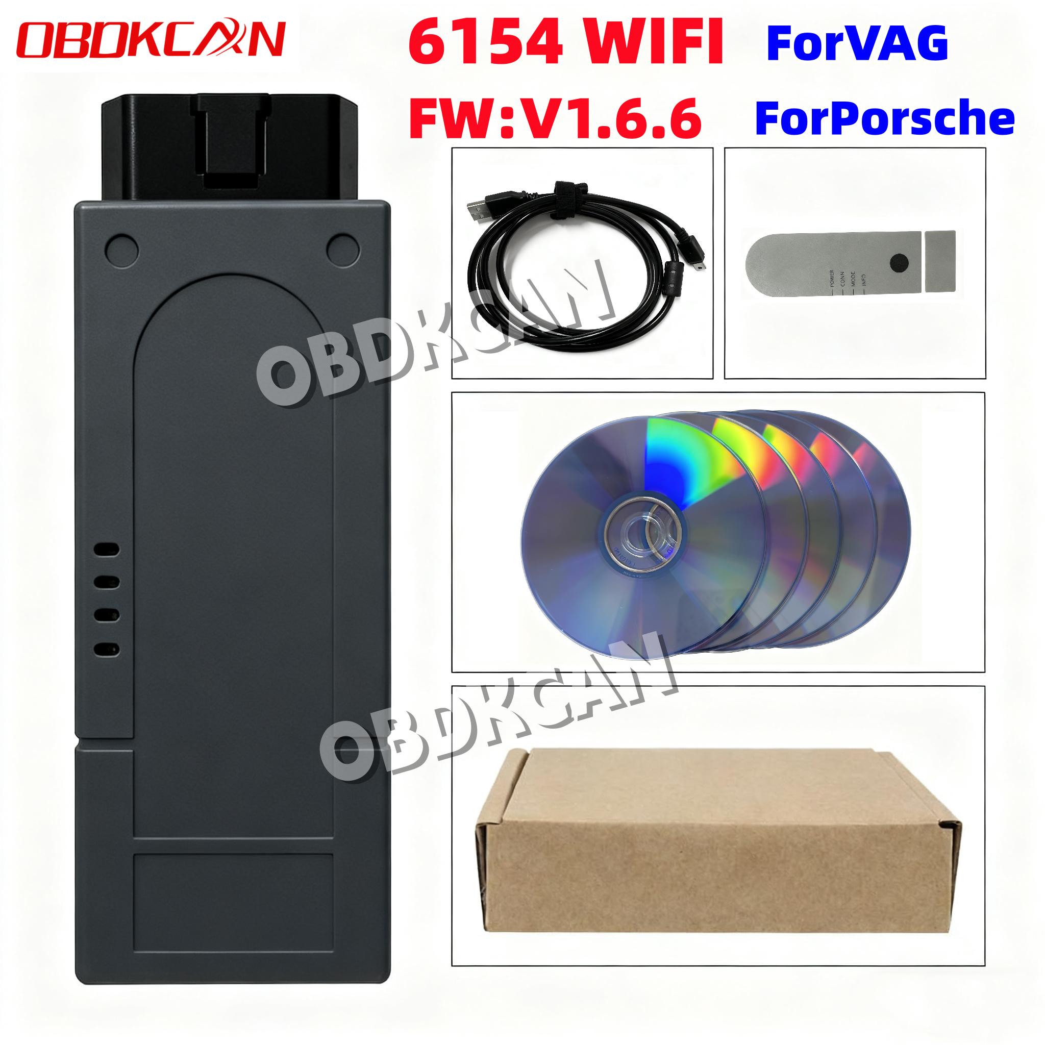 

Full Chip 6154 V1.6.6 Wifi ForVAG For Por-sche OBD2 Code Reader 6154 V1.6.6 Car Diagnostic Programming Tool Tool OBD2 Scanner V1.6.6