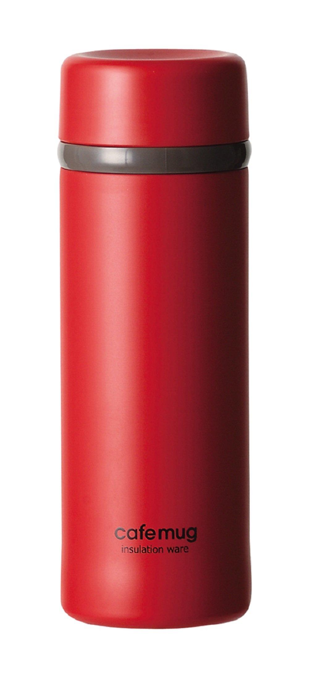 

Pearl Metal Mug Bottle Tomato Red 300ml Cafe Mug Antique HB-4001
