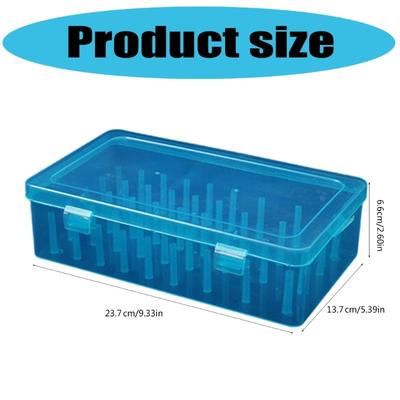 Multipuprose Cord Organizers Box with 42 Spool Capacity Sturdy Plastic Designs for Workspaces Storage