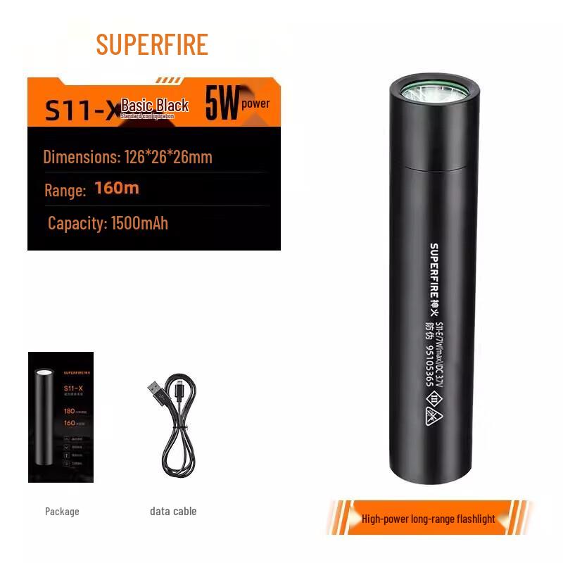 SupFire Rechargeable Tactical LED Flashlight