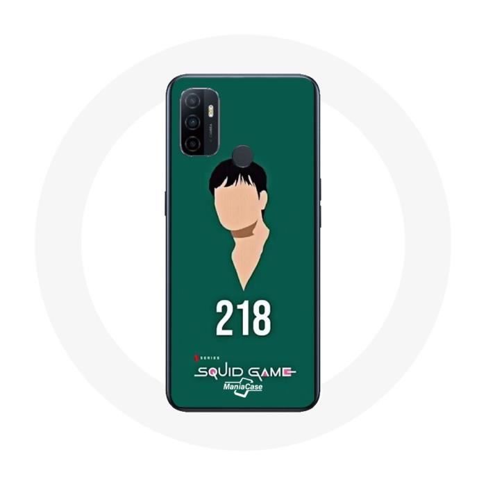 Coque Oppo A53 Squid Game Cho Sang woo numéro 218