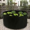 Durable Black Felt Fabric Grow Bags, 150 Gallons with Handles