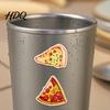 Adesivos Coloridos Tema Pizza 50 Peças Desenho Animado Adesivos Impermeáveis PVC Adesivos Decorativos DIY Scrapbook Acessórios Fácil de Remover Adesivos Graffiti