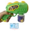Space Astronauts Fully Automatic Bubble Gun Rocket Bubbles Machine Automatic Blower With Bubble Liquid Toy For Kids Bubble Gift