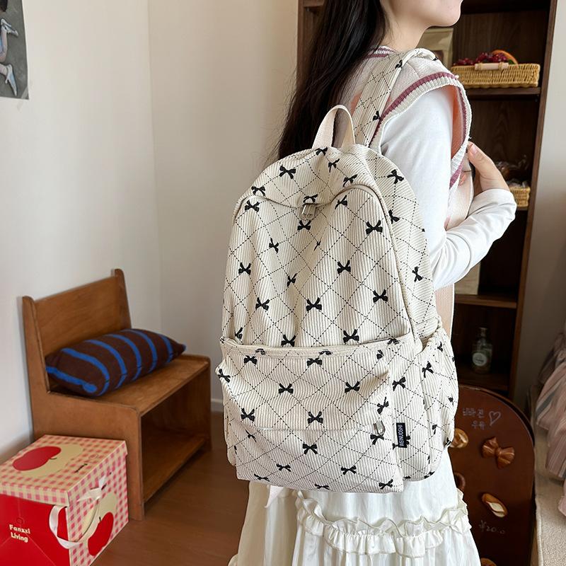 Backpack Bag Girl Junior High School Student Schoolbag Japanese Ins College Student Simple Lightweight Large-capacity Travel Backpack