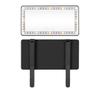 HD LED Car Makeup Mirror with Touch Dimming and Tricolor Light