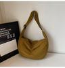 Commuter Large-capacity Bag Women 2025 New Simple Shoulder Bag Fashion Casual Messenger Cloth Bag Dumpling Bag
