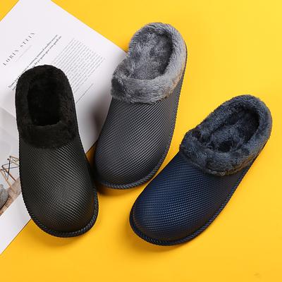 Moda Wintes Męskie Buty Szybkoschnące Klapki Casualowe Buty Ogrodowe Ciepłe Pluszowe Sandały Para Antypoślizgowe Kapcie Domowe Dla Kobiet Buty Podłogowe