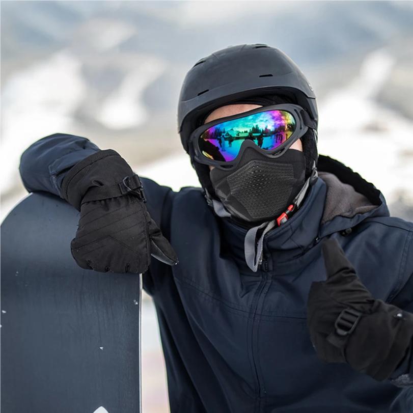 3Pcs/Set Unisex Winter Warm Skiing Mask Elastic Breathable Outdoor Sports Running Fishing Multi-Functional Neck Warmer Headscarf