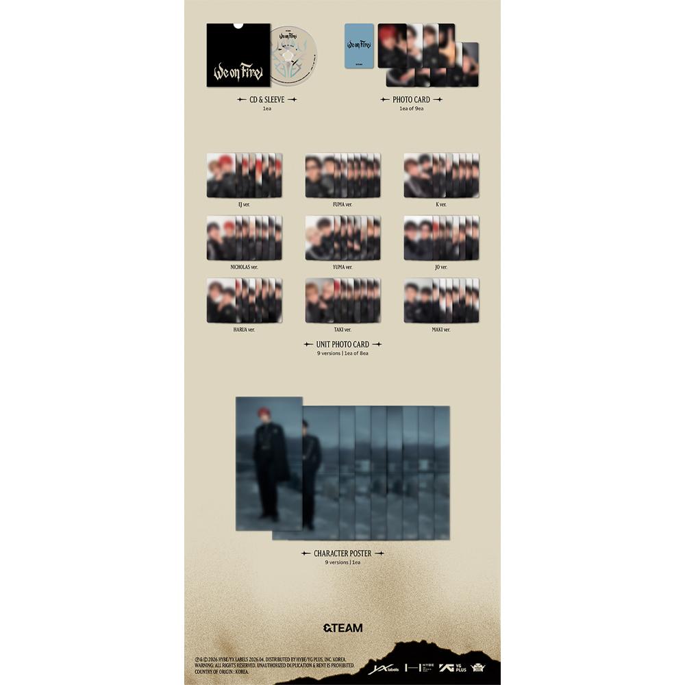 [Ön Sipariş] &TEAM - Ateşliyiz (SOLO EDİSYON)