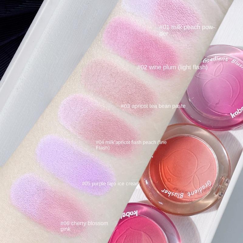Gradient Blush Matte Pseudo Vegan Cute Genki Girl Nude Makeup Rouge Delicate