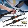 1pc Self Retracting Ratchet Tie Down Adjustable Length Auto Retractable Tie Down Belts  Ship Kart