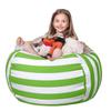 Striped Children's Plush Toy Storage Bag Large Capacity Stuffed Animal Chair New Travel Bag