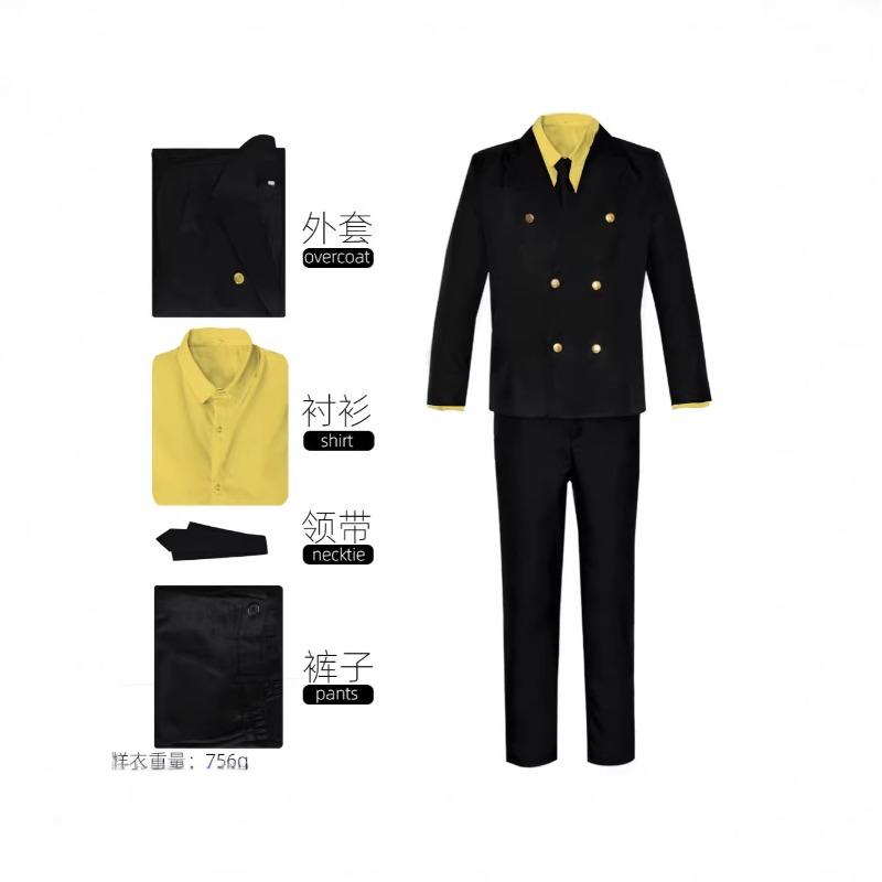 Jednodílný kostým ONE PIECE, ovoce bariéry Sanji/Shanghi cosplay dvoudimenzionální animační oblek