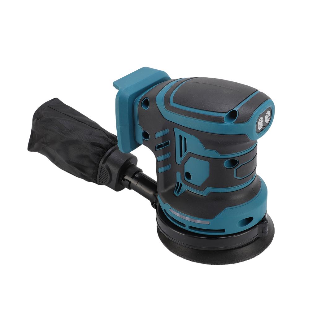 21V Cordless Sander 5 Inch Electric Orbital Sander 3 Speeds to Adjust with Dust Collection System for Woodworking