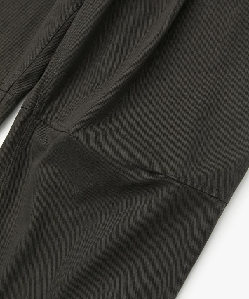COFWI Jonos Multi-Tuck Wide Pants Charcoal Brown