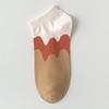 10Pairs Bear Claw Boat Socks Women Patchwork Ankle Tube Socks Sweet Cartoon Short Socks  Summer