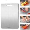 New Cutting Board for Kitchen 304 Stainless Steel Chopping Board Thickened Board Double Sided Food Grade Fruit Meat Chopping