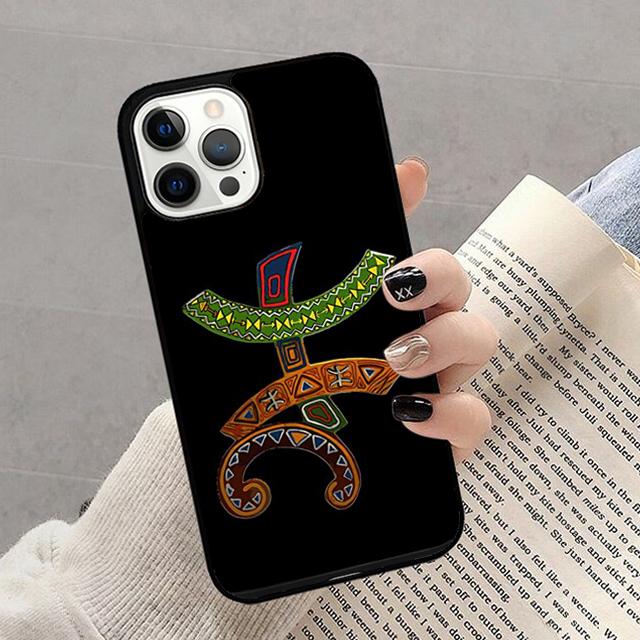 Amazigh Symbol Berber Academy Phone Case For iPhone 17 Air 16 15 14 13 12 Pro Max Plus Max Cover Shell coque