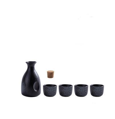 Japanese Style Sake Ceramic Wine Set Sake White Wine Jug small Cellar Home Jug Water Cup Set Drinkware