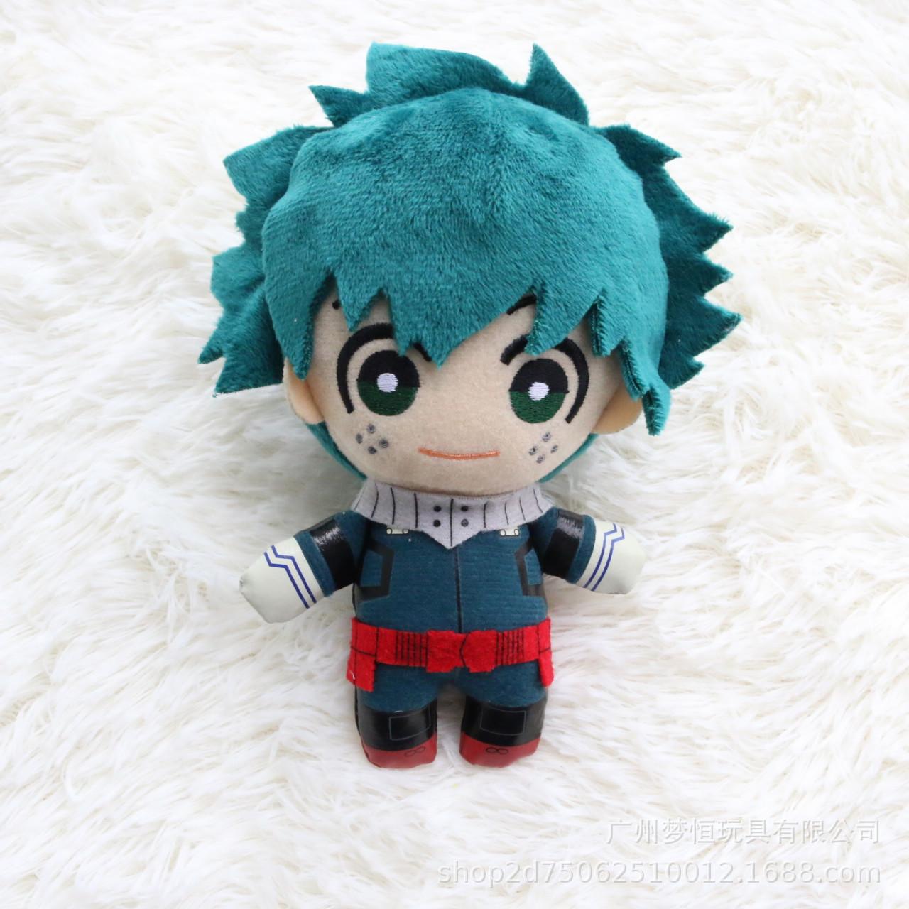 

Anime Midoriya Izuku Bakugou Katsuki Todoroki Shoto Plush Keychain Figure Cosplay Cartoon Accessories Props one size