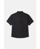 Koolongseupocheu Women'S Air Dot Zip-Up Short Sleeve T-Shirt Jktcm26262Blk