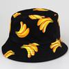Double-Sided Tropical Fruit Bucket Hat – Trendy Sun Protection for Outdoor Wear