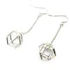 Les Trésors De Lily [M9311] - Silver 'Choreography' Designer Loops (geometric)