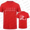 1N23456 Motorcycle Heartbeat Gear Shift Print T Shirt Motorbike Tee Print Race T-Shirt Autocycle Motorbike Speedometer T Shirt