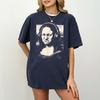 Mona Lisa Bass Face Funny Music Lovers DJs Producers TShirt - Size S To 5XL