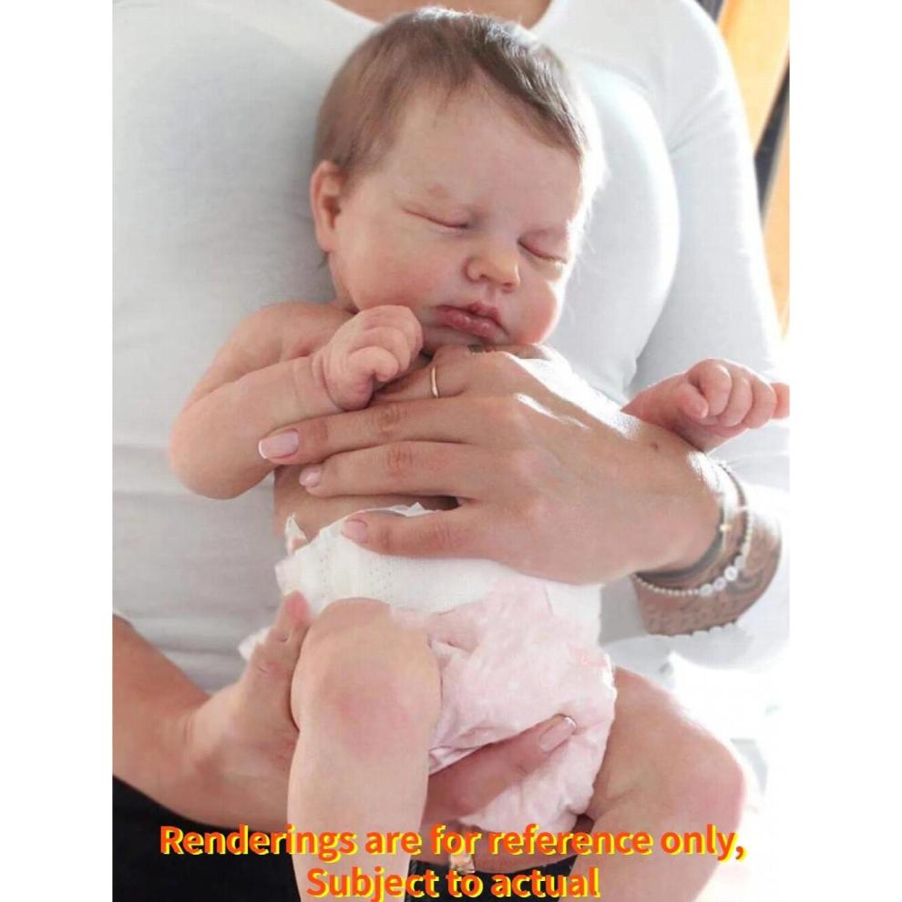 Bambola Reborn Ragazza a corpo intero in vinile di silicone Bambola Neonato per bambini