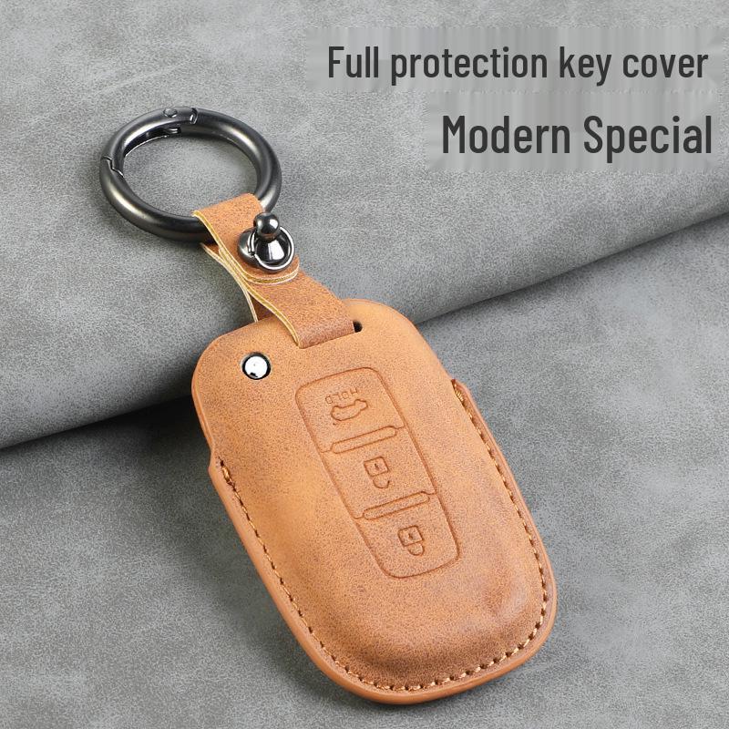Sheepskin Key Case for Hyundai Elantra, Tucson, ix25, ix35, and More