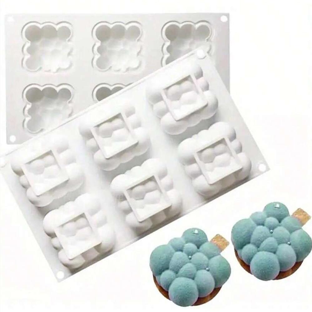 Silicone Baking Pan Mold Mini Bread Madeline Loaf Mousse Cake Dessert Cookies Chocolate Heat-Resistant Mold  Baking Tool
