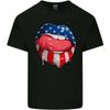 USA Sexy Lips America Unisexs Light Cotton TShirt