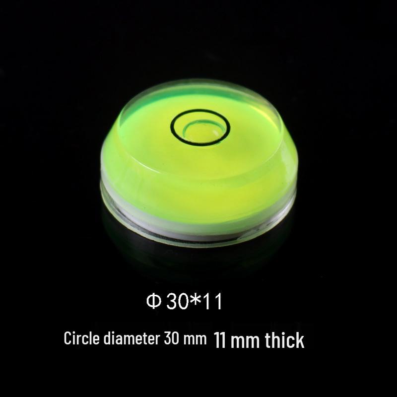 Universal Green Spirit Level with Scale - Compact Liquid Bubble Measuring Tool