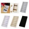 Soft Flannel Sunglasses Display Tray Eyewear Storage Box Organizer for Jewelry Watch Stand Home Vanity