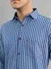 MONTE CARLO Men's Regular Fit Striped Full Sleeve Shirt