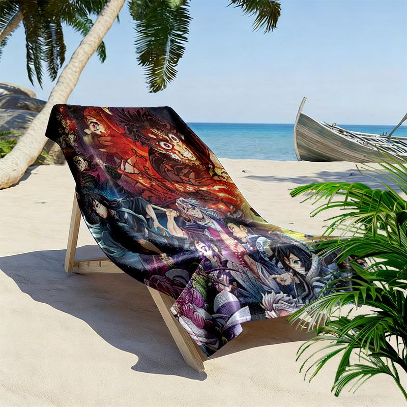 Zen Warrior Harmony Beach Towel Beach Beach Towel for Vacation Photos Seaside Quickdrying Swim Towel Outdoor Pool Towel Fashion