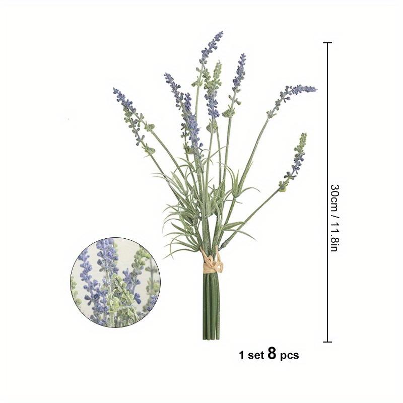 8pcs Artificial Lavender, Valentine Day, Gift Gifts Birthday Graduation